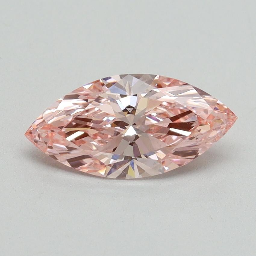 1.09 Ct. Fancy Vivid Pink Marquise Lab Grown Diamond