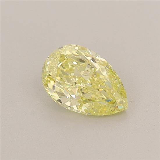 0.39 Ct. Fancy Intense Yellow Pear Lab Grown Diamond