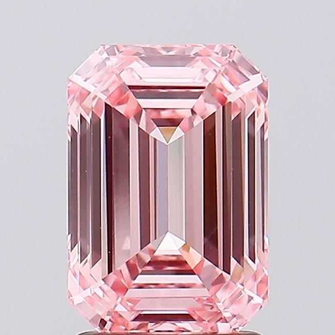 2.10 Ct. Fancy Intense Pink Emerald Lab Grown Diamond