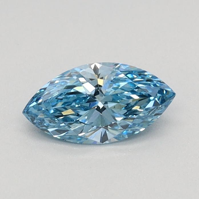 0.33 Ct. Fancy Vivid Blue Marquise Lab Grown Diamond