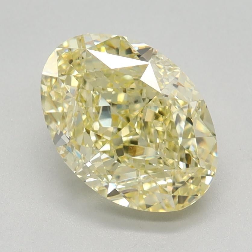 1.61 Ct. Fancy Intense Yellow Oval Lab Grown Diamond