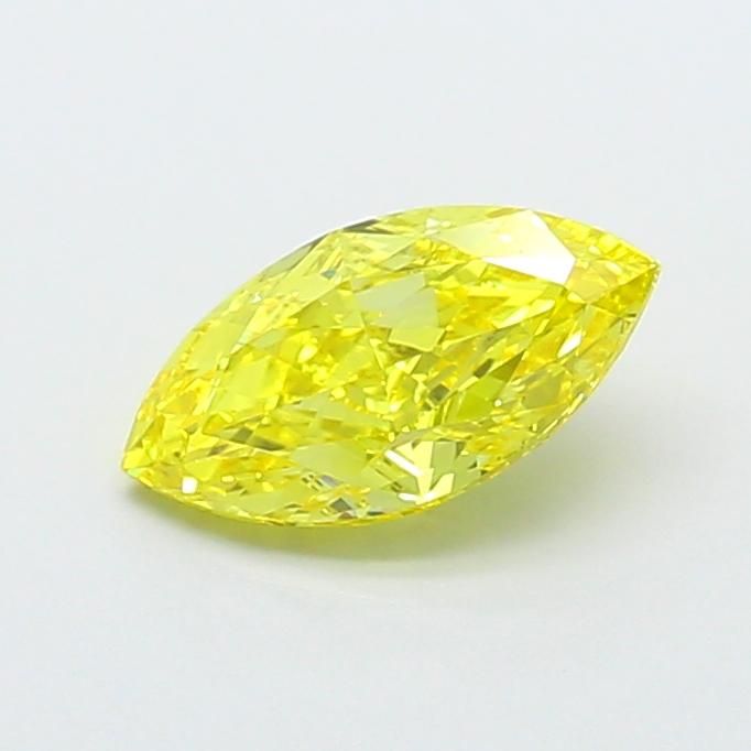 1.60 Ct. Fancy Vivid Yellow Marquise Lab Grown Diamond