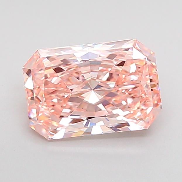 1.12 Ct. Fancy Intense  Pink Radiant Lab Grown Diamond