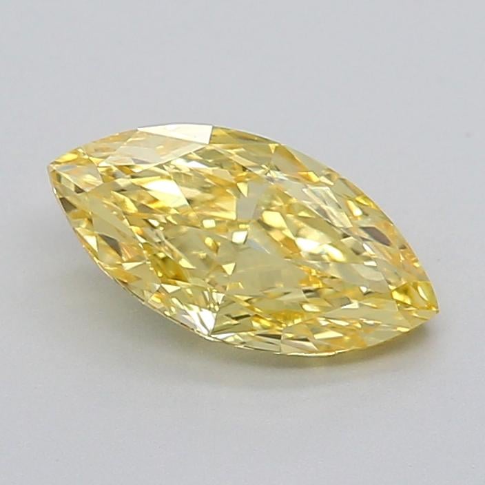 1.03 Ct. Fancy Vivid  Yellow Marquise Lab Grown Diamond
