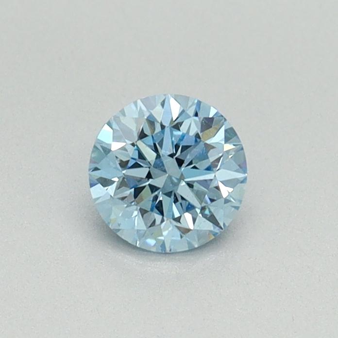 0.33 Ct. Fancy Vivid Blue Round Lab Grown Diamond