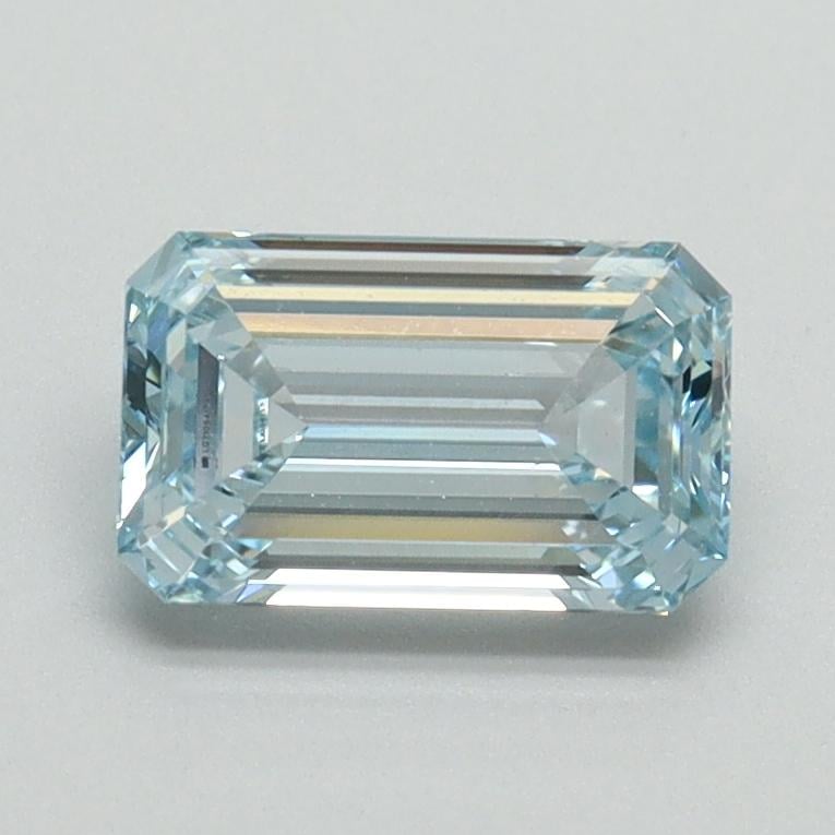 1.02 Ct. Fancy Intense Blue Emerald Lab Grown Diamond