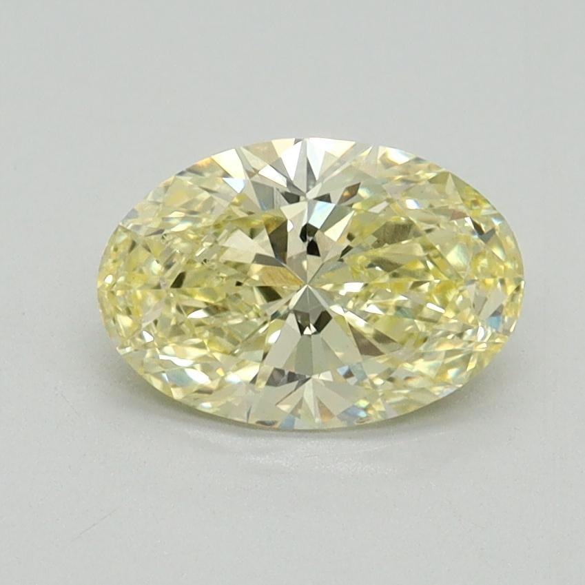 1.02 Ct. Fancy Intense Yellow Oval Lab Grown Diamond