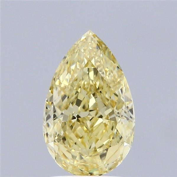 1.86 Ct. Fancy Intense  Yellow Pear Lab Grown Diamond