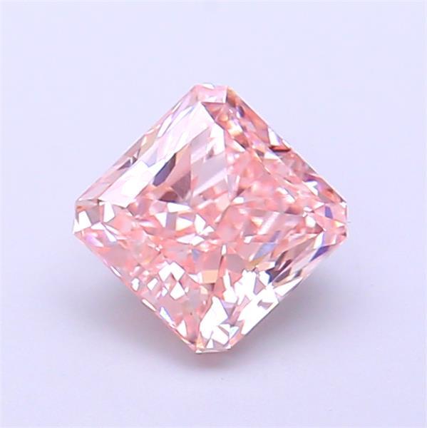 1.06 Ct. Fancy Vivid Pink Radiant Lab Grown Diamond