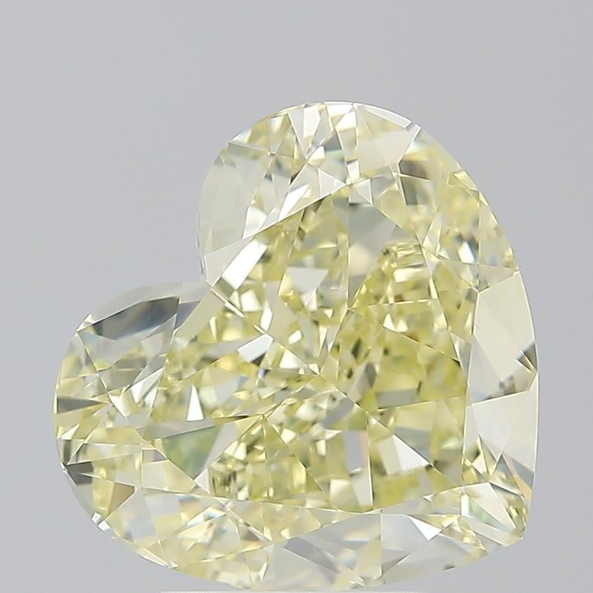 5.01 Ct. Fancy  Yellow Heart Diamond