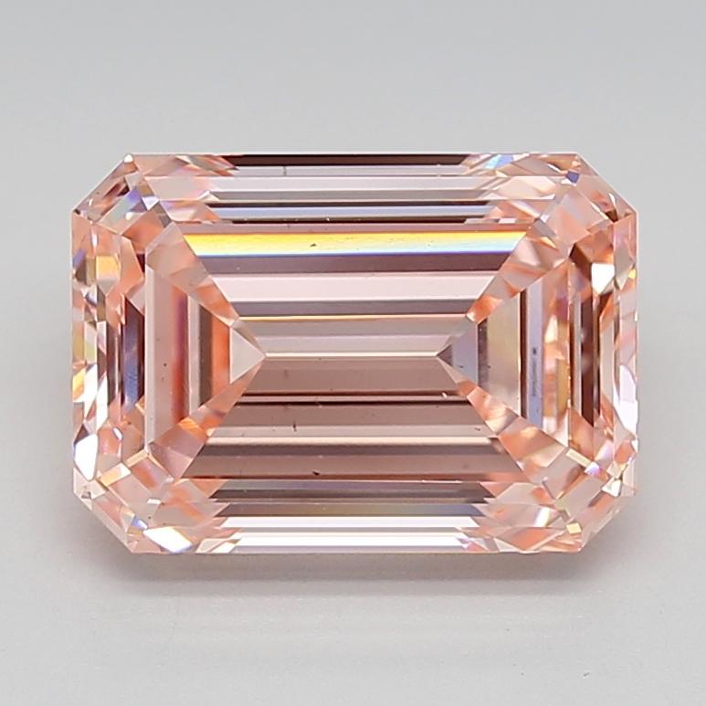 5.08 Ct. Fancy Intense  Pink Emerald Lab Grown Diamond