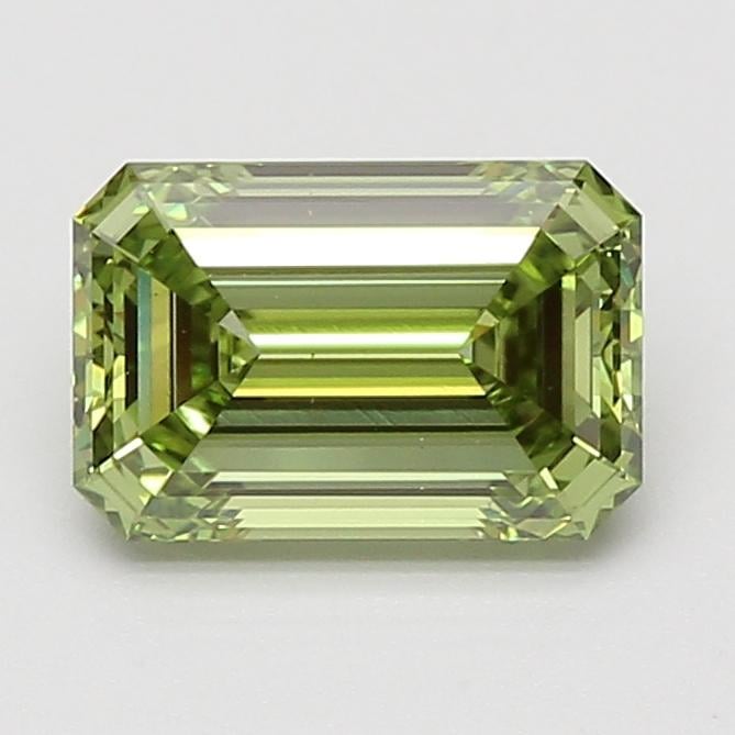 2.02 Ct. Fancy Vivid Green Emerald Lab Grown Diamond