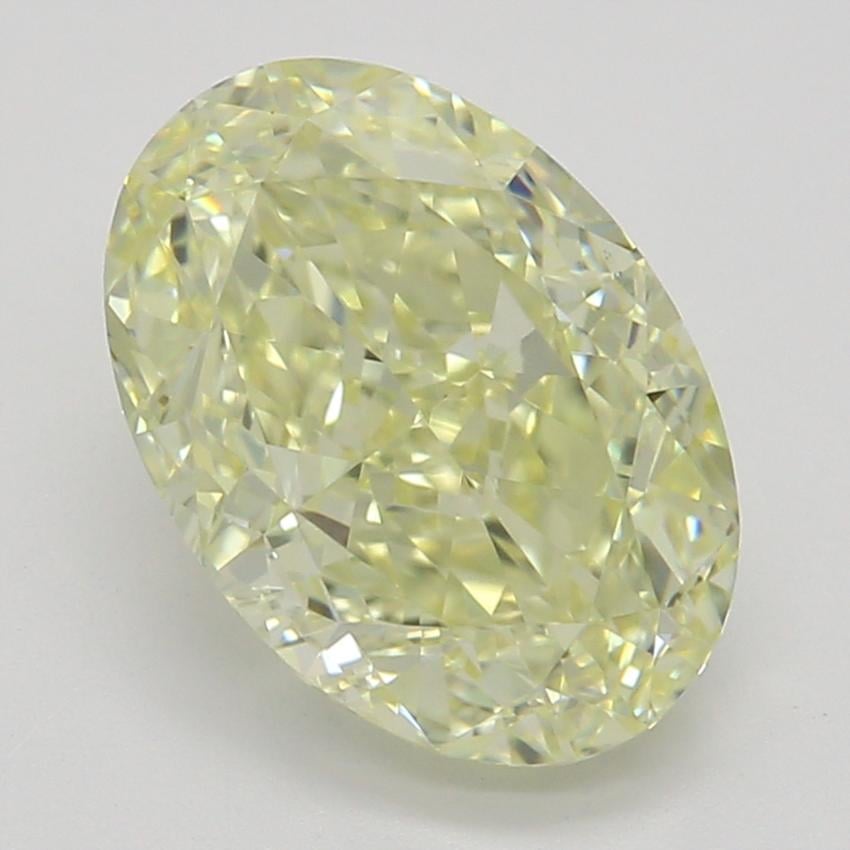 1.53 Ct. Fancy Light Yellow Oval Diamond