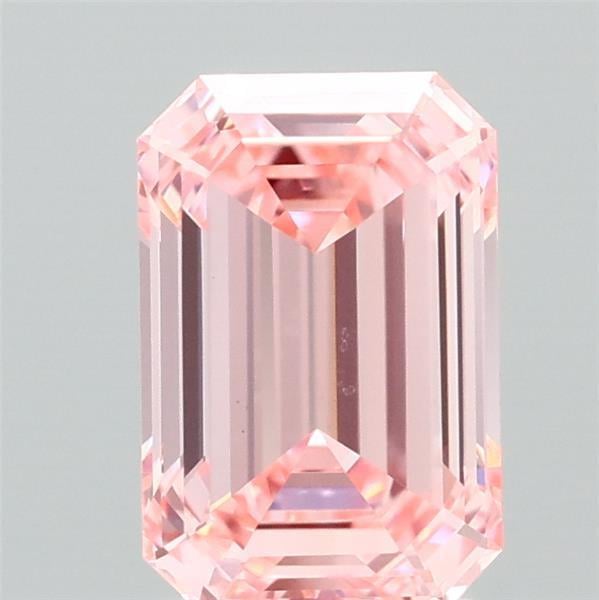1.71 Ct. Fancy Vivid Pink Emerald Lab Grown Diamond