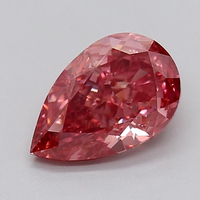 2.01 Ct. Fancy Vivid  Pink Pear Lab Grown Diamond