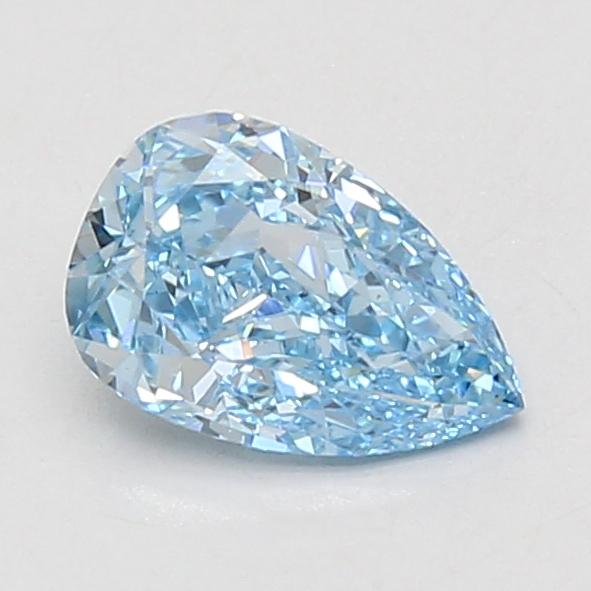 1.07 Ct. Fancy Vivid Blue Pear Lab Grown Diamond