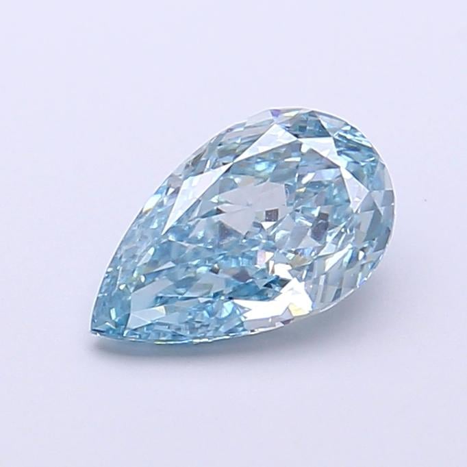 1.02 Ct. Fancy Vivid  Blue Pear Lab Grown Diamond