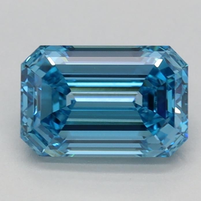 1.01 Ct. Fancy Vivid Blue Emerald Lab Grown Diamond