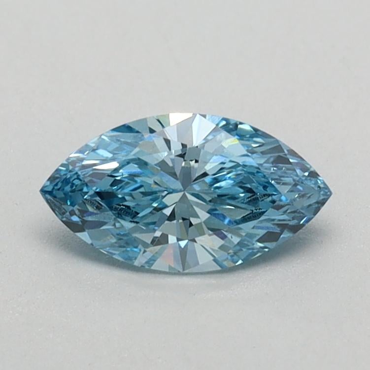 0.36 Ct. Fancy Vivid Blue Marquise Lab Grown Diamond
