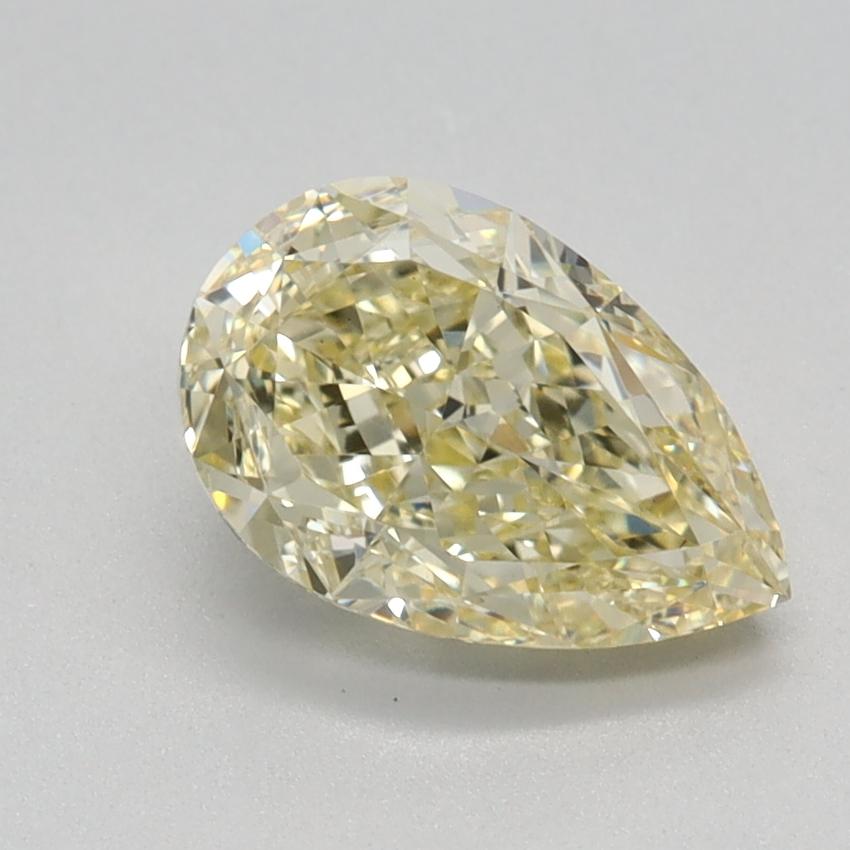 1.37 Ct. Fancy Yellow Pear Lab Grown Diamond
