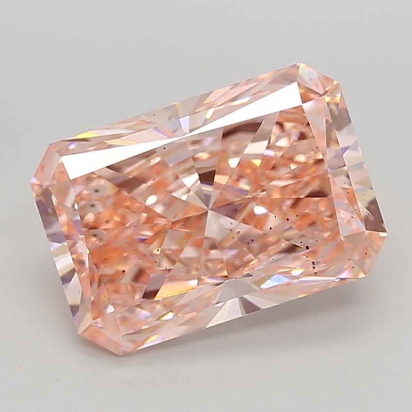 5.50 Ct. Fancy Vivid  Pink Radiant Lab Grown Diamond