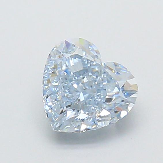 1.01 Ct. Fancy Blue Heart Lab Grown Diamond