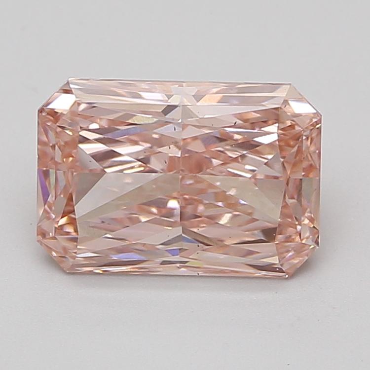 3.25 Ct. Fancy Vivid Pink Radiant Lab Grown Diamond