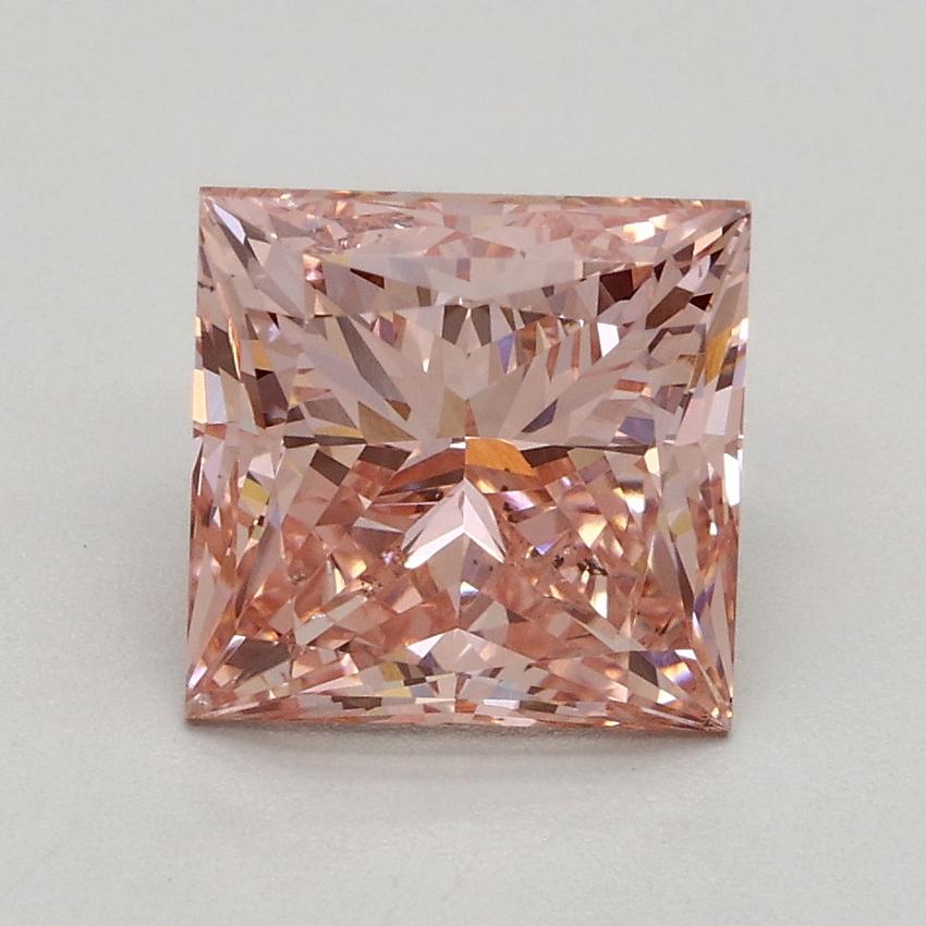 2.03 Ct. Fancy Intense Pink Princess Lab Grown Diamond