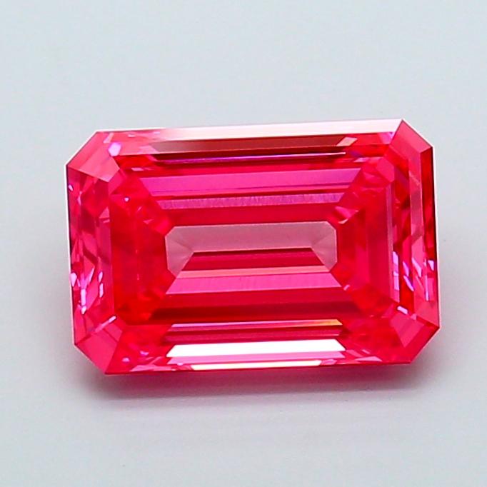 4.01 Ct. Fancy Vivid Pink Emerald Lab Grown Diamond