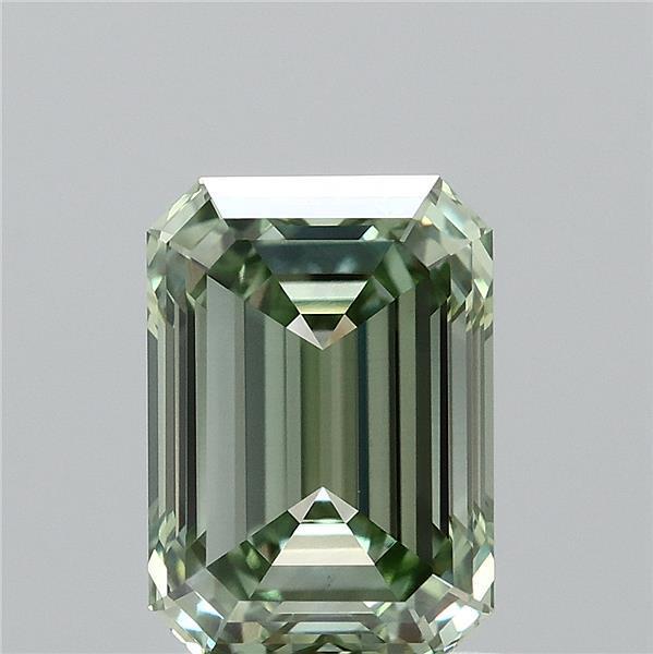 1.54 Ct. Fancy Vivid Green Emerald Lab Grown Diamond