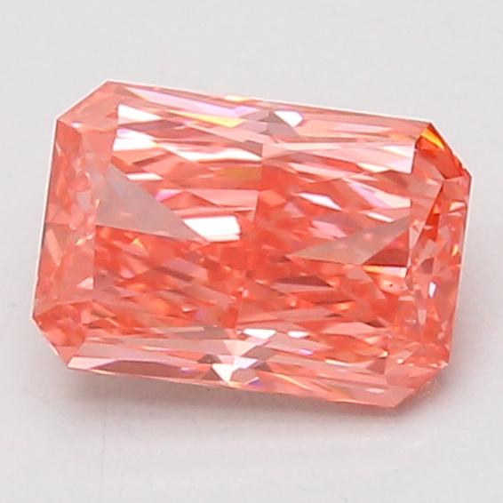 1.59 Ct. Fancy Vivid Pink Radiant Lab Grown Diamond