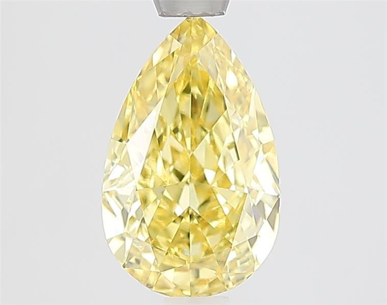 1.54 Ct. Fancy Intense  Yellow Pear Lab Grown Diamond