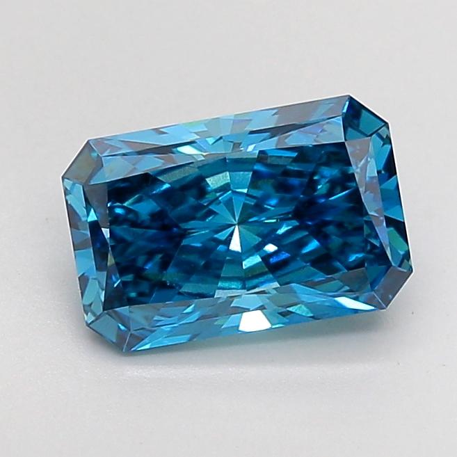 2.05 Ct. Fancy Vivid None Blue Radiant Lab Grown Diamond