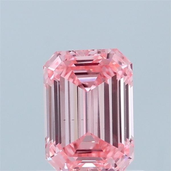 0.78 Ct. Fancy Vivid Pink Emerald Lab Grown Diamond