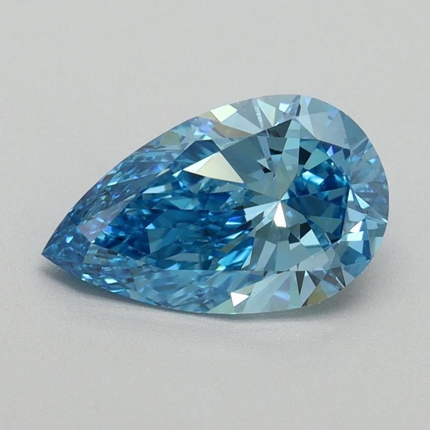 1.50 Ct. Fancy Vivid Blue Pear Lab Grown Diamond