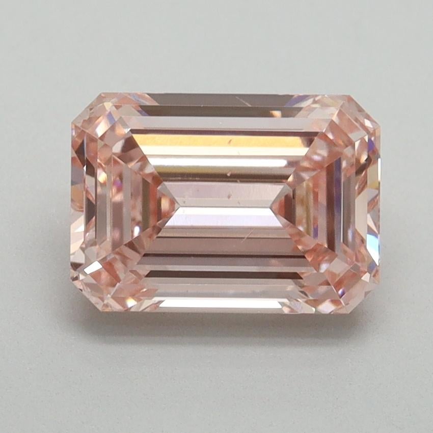 2.02 Ct. Fancy Intense Pink Emerald Lab Grown Diamond