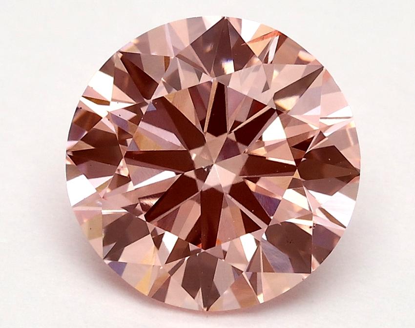 2.00 Ct. Fancy Vivid Pink Round Lab Grown Diamond