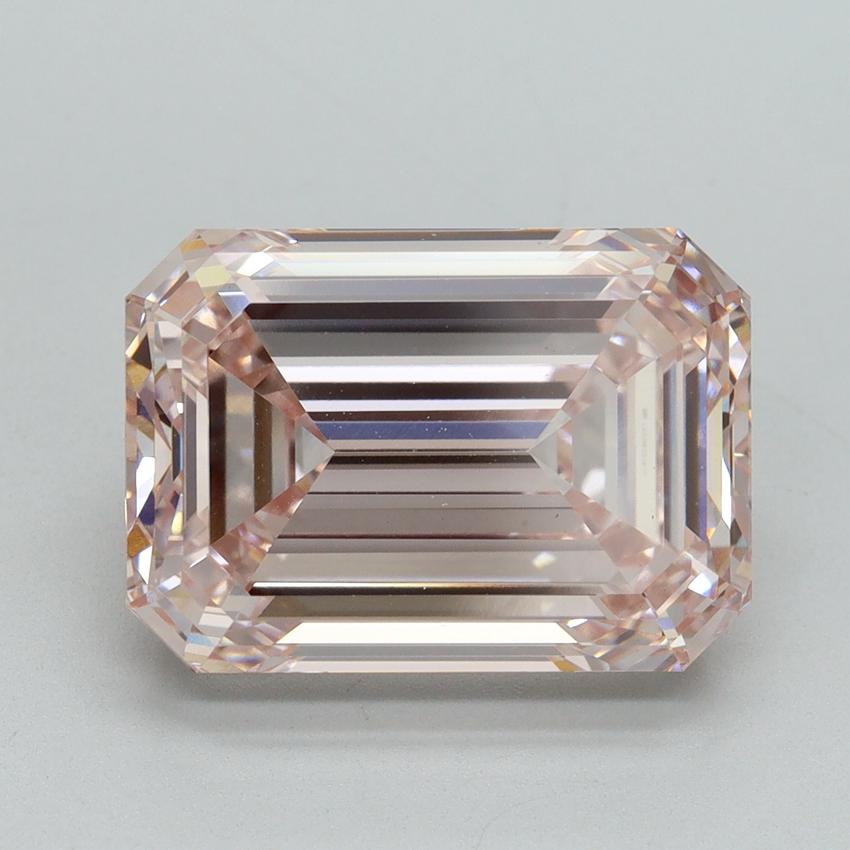 7.67 Ct. Fancy Pink Emerald Lab Grown Diamond