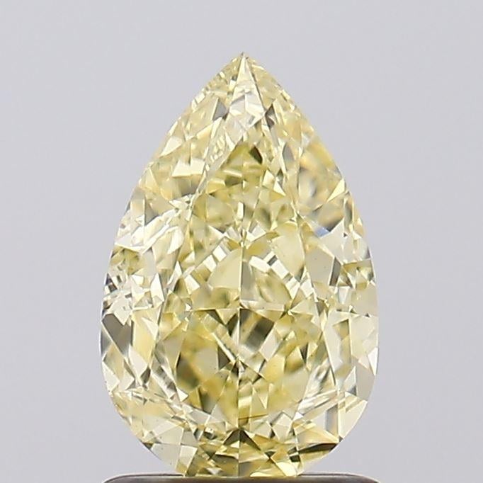 1.40 Ct. Fancy Yellow Pear Lab Grown Diamond