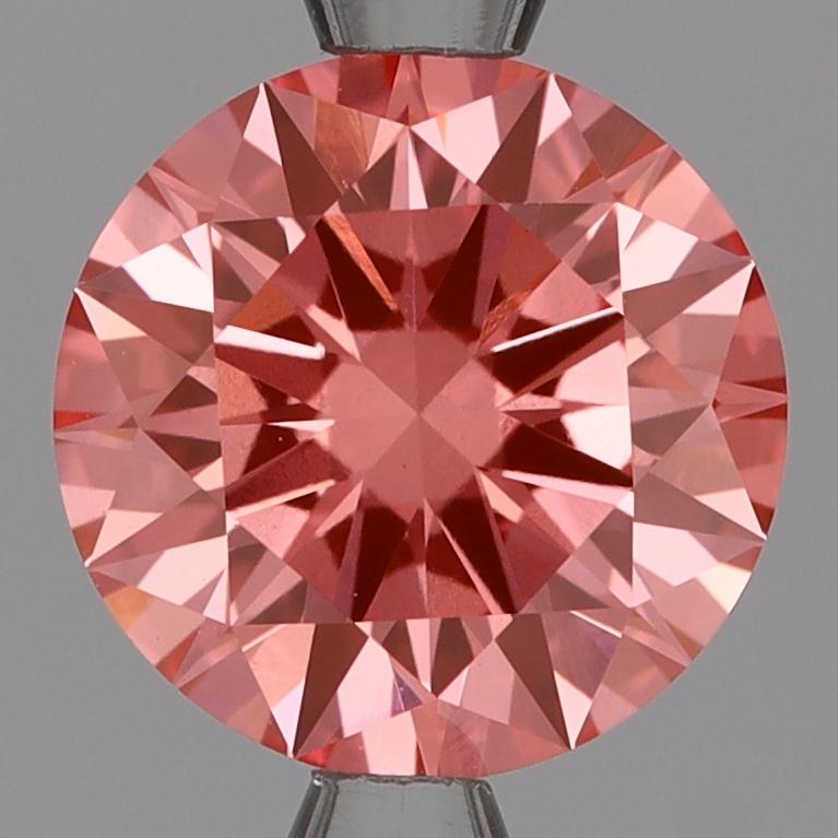 2.03 Ct. Fancy Vivid Pink Round Lab Grown Diamond