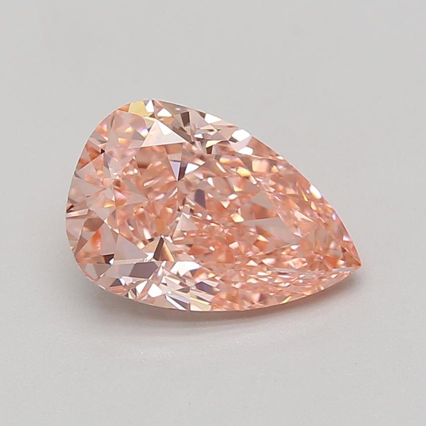 2.76 Ct. Fancy Vivid Pink Pear Lab Grown Diamond
