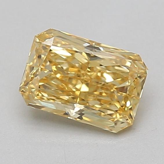 1.04 Ct. Fancy Vivid Yellow Radiant Lab Grown Diamond