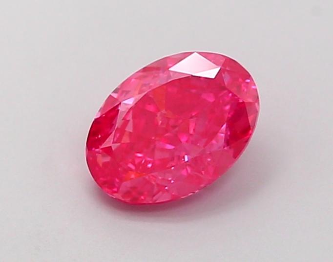 1.35 Ct. Fancy Vivid Pink Oval Lab Grown Diamond
