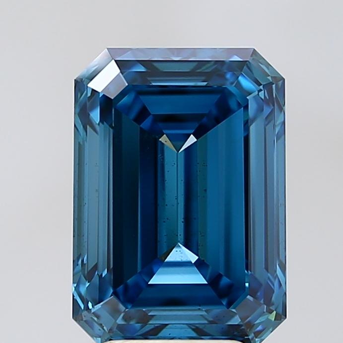 4.08 Ct. Fancy Vivid Blue Emerald Lab Grown Diamond