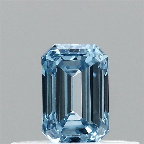 0.31 Ct. Fancy Vivid Blue Emerald Lab Grown Diamond