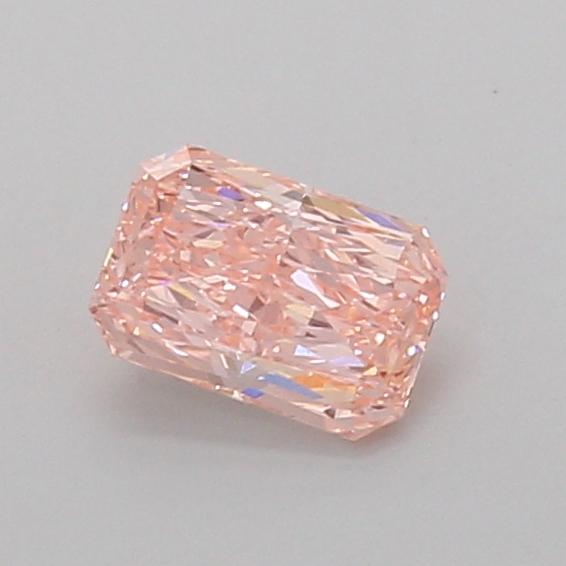 0.53 Ct. Fancy Vivid Pink Radiant Lab Grown Diamond