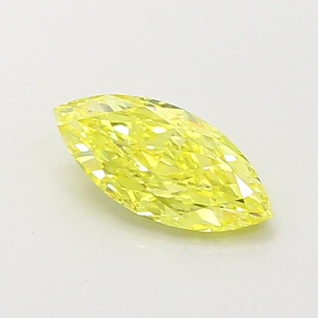 0.54 Ct. Fancy Intense  Yellow Marquise Lab Grown Diamond