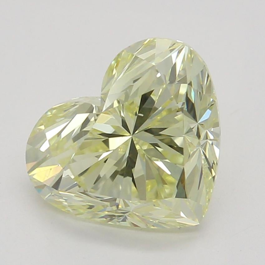 1.32 Ct. Fancy Light Yellow Heart Diamond