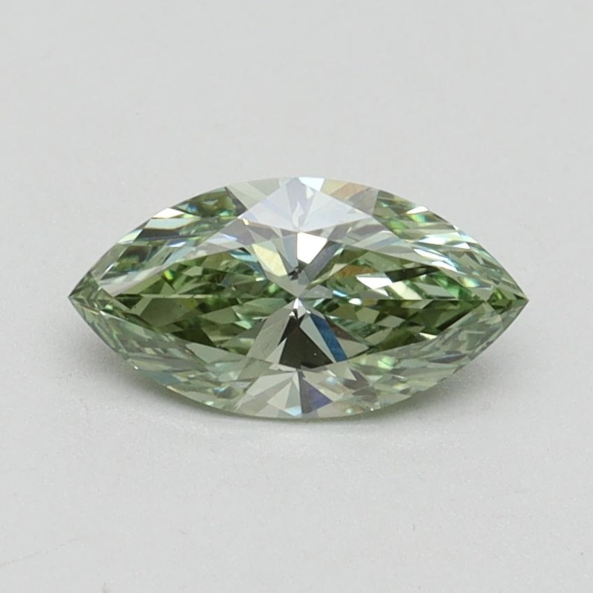 0.70 Ct. Fancy Intense Green Marquise Lab Grown Diamond