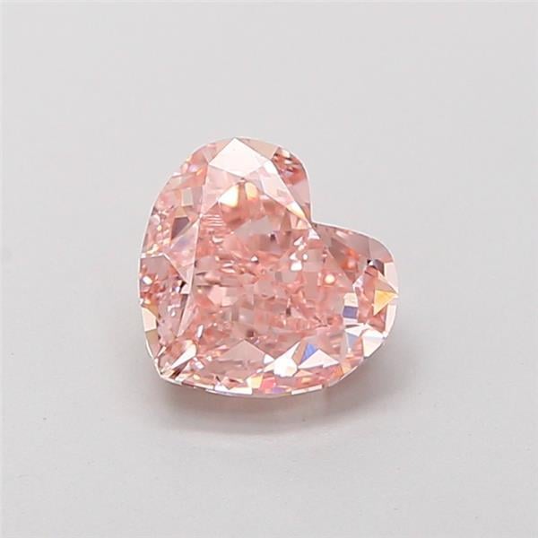 1.45 Ct. Fancy Vivid Pink Heart Lab Grown Diamond